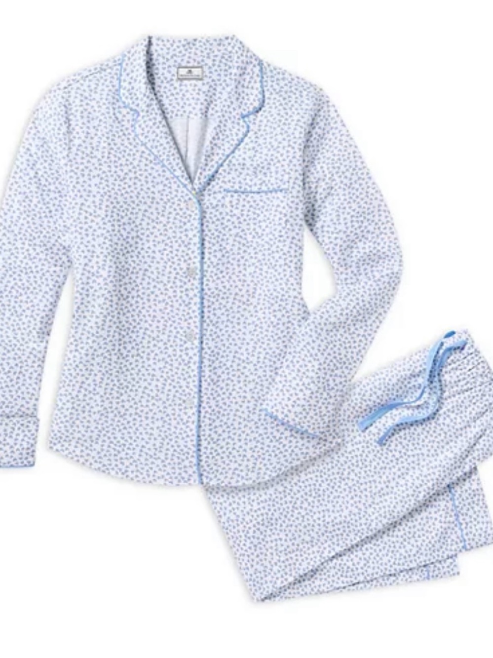 NWT Petite Plume Bluehearts Twill Long Pajama Set
Size: XL